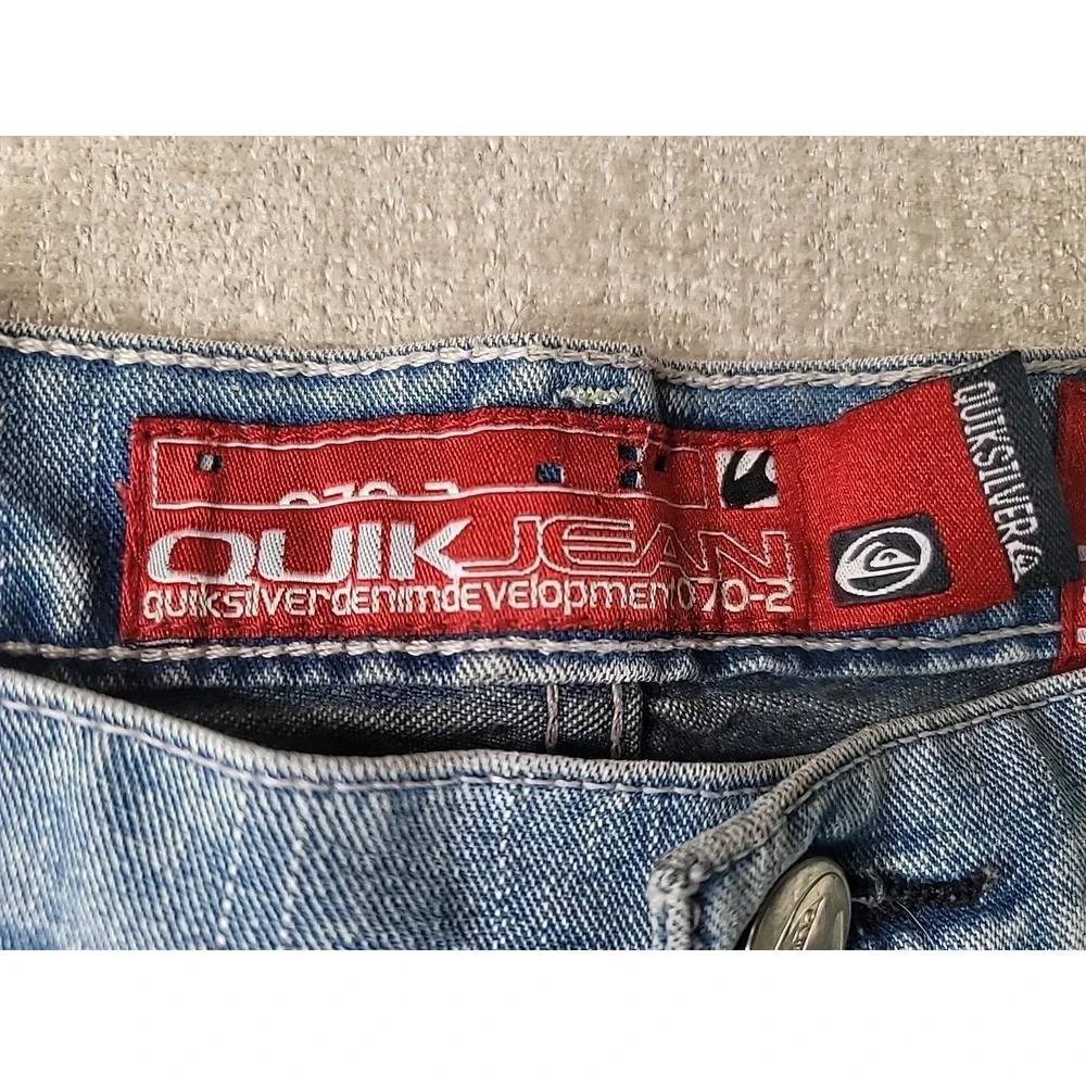 Quicksilver Jeans Mens 38x32 QuikJean 070-2 Relaxed Y2K Streetwear‎ Denim